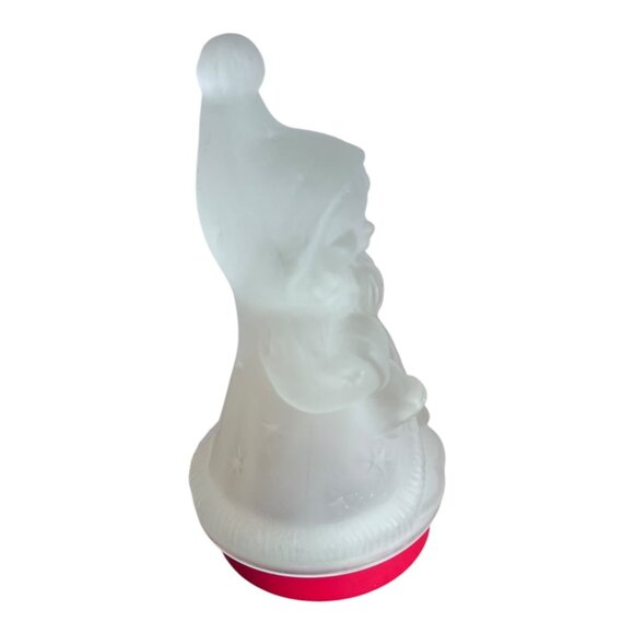 Vtg Christmas Reuge Gnome Figurine Plays SILENT NIGHT Swiss Musical Movement 6" - Picture 3 of 7